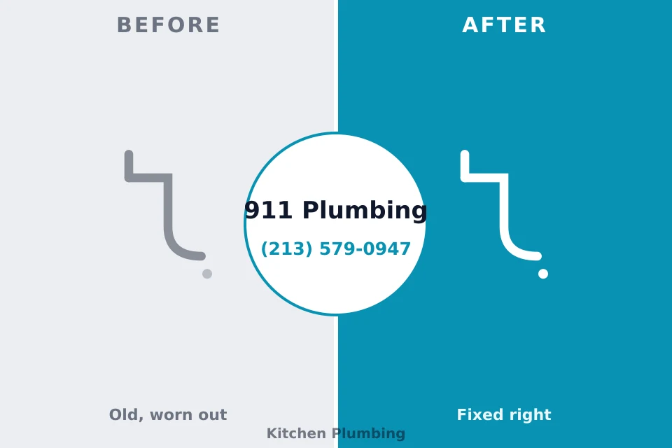 Before and after: plumbing company St. Michaels, MD